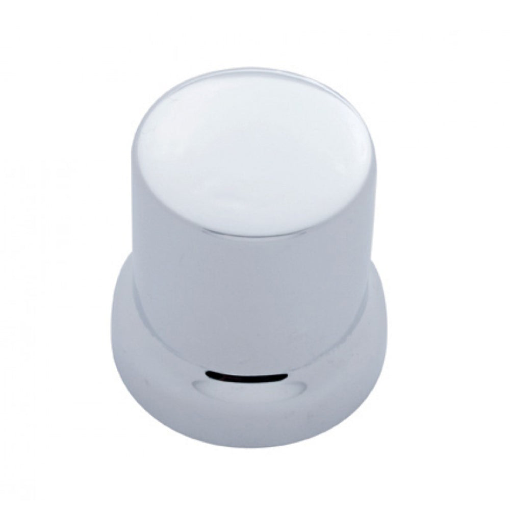 33mm Chrome Plastic Top Hat Nut Cover - Push On