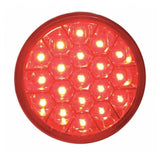 4" Round Reflector Stop, Turn, Tail Red 19 LED Light