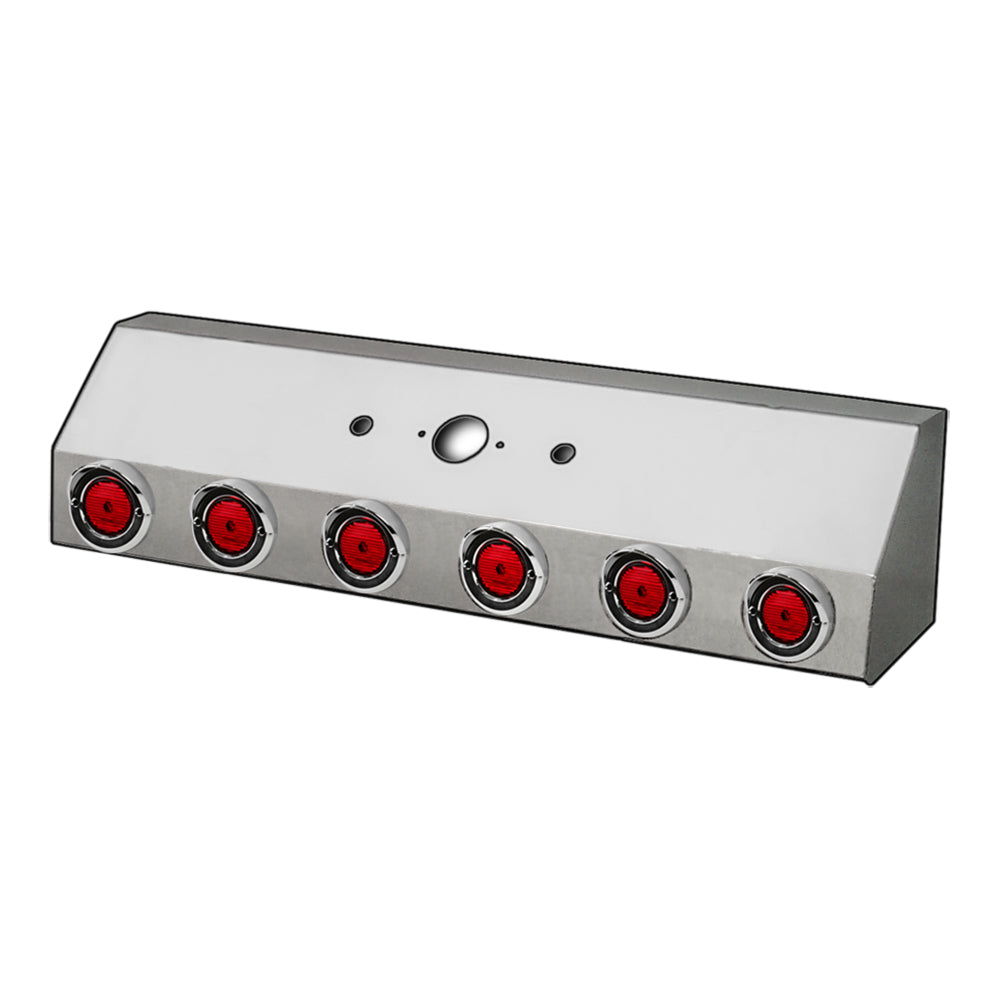 Stainless Steel Air Line Box Single Connection with 2" LED