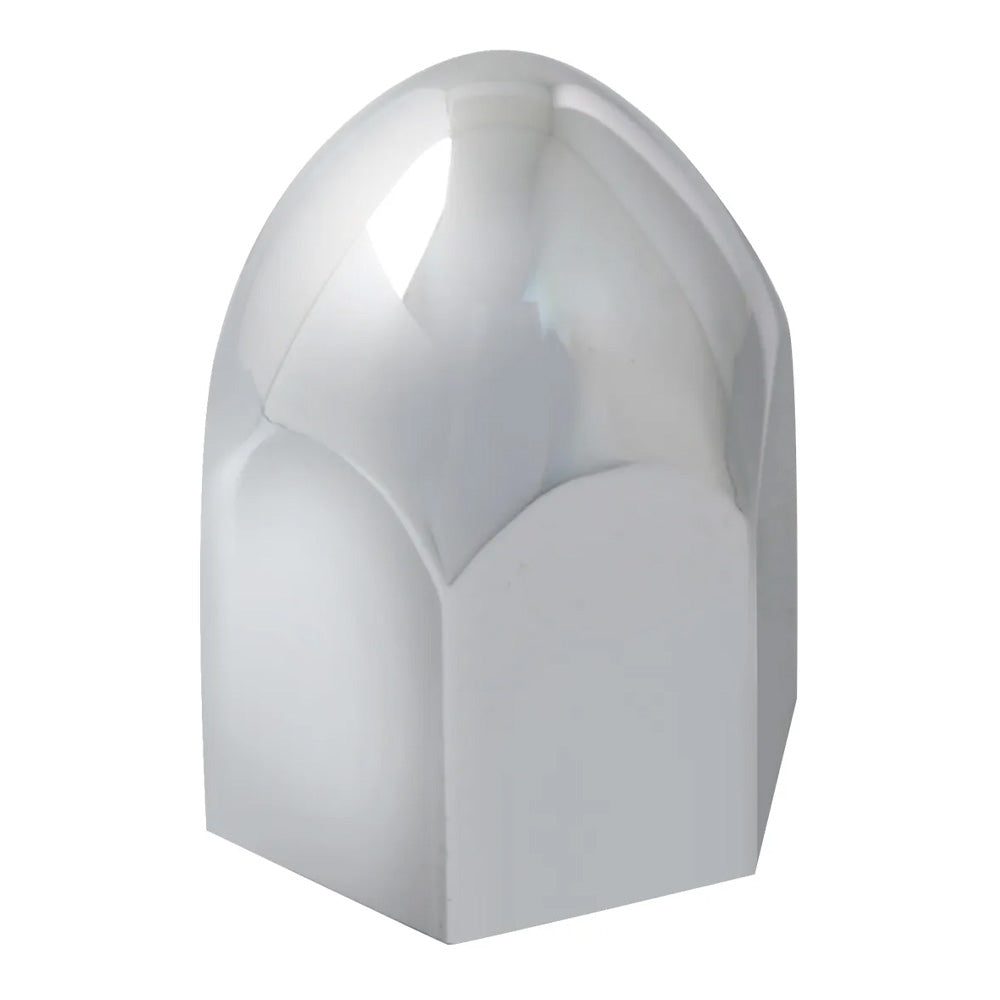 1-1/2" Chrome Plastic Bullet Nut Cover - Push On