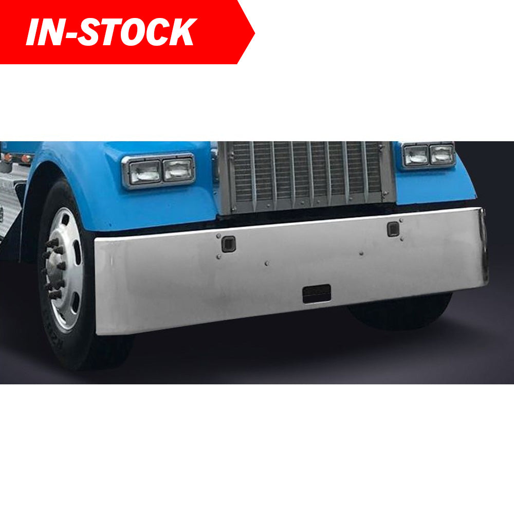 Kenworth W900L 18-Inch Texas Square Chrome Bumper