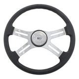 4 Spoke Polyurethane Steering Wheel 18"
