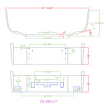Freightliner Century & Columbia 18" Set Back Axle Bumper