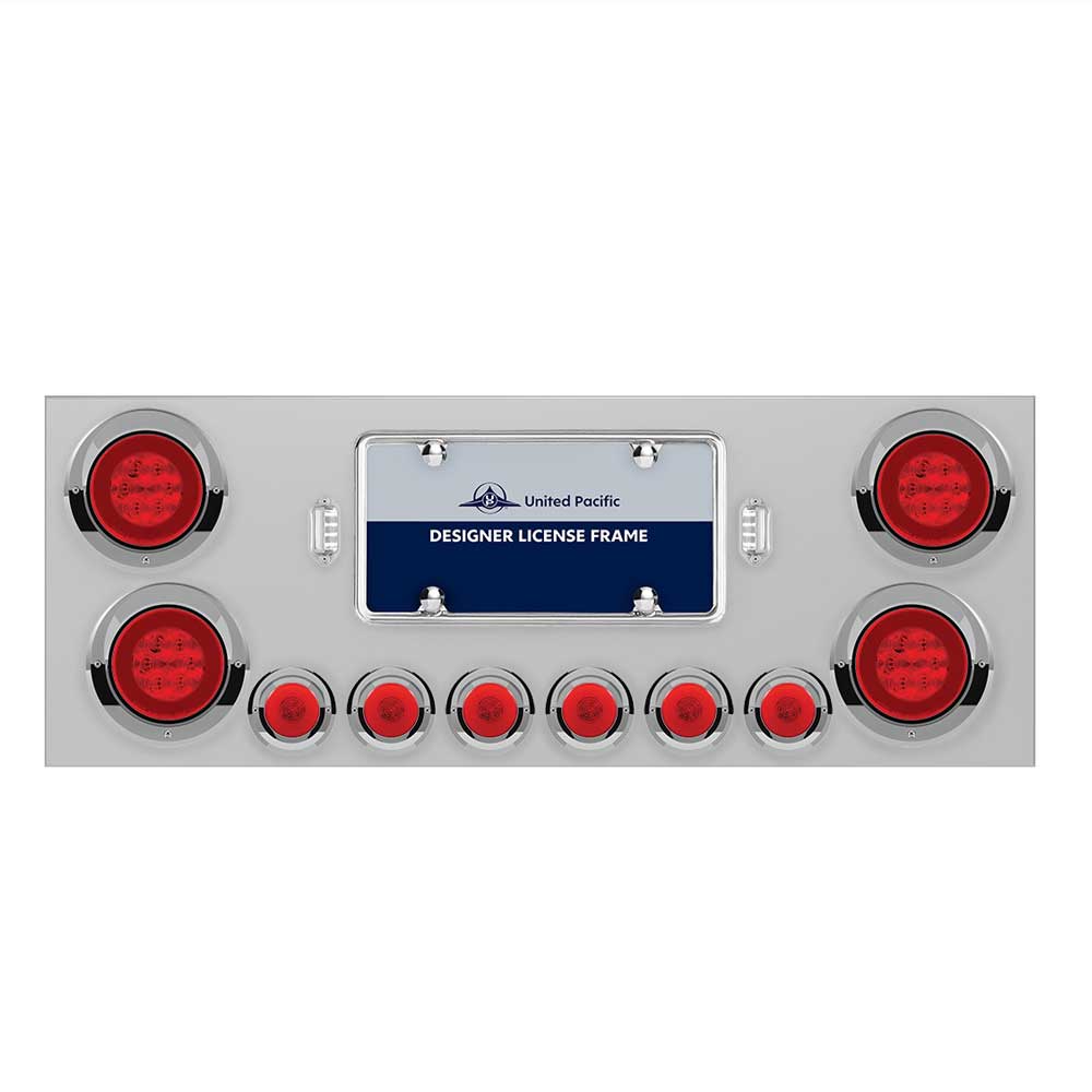 Stainless Steel Center Panel with Halo LED Lights