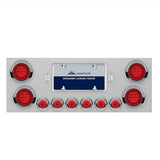 Stainless Steel Center Panel with Halo LED Lights