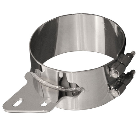 6-Inch D x 3-Inch W Peterbilt angled bracket clamp, close-up