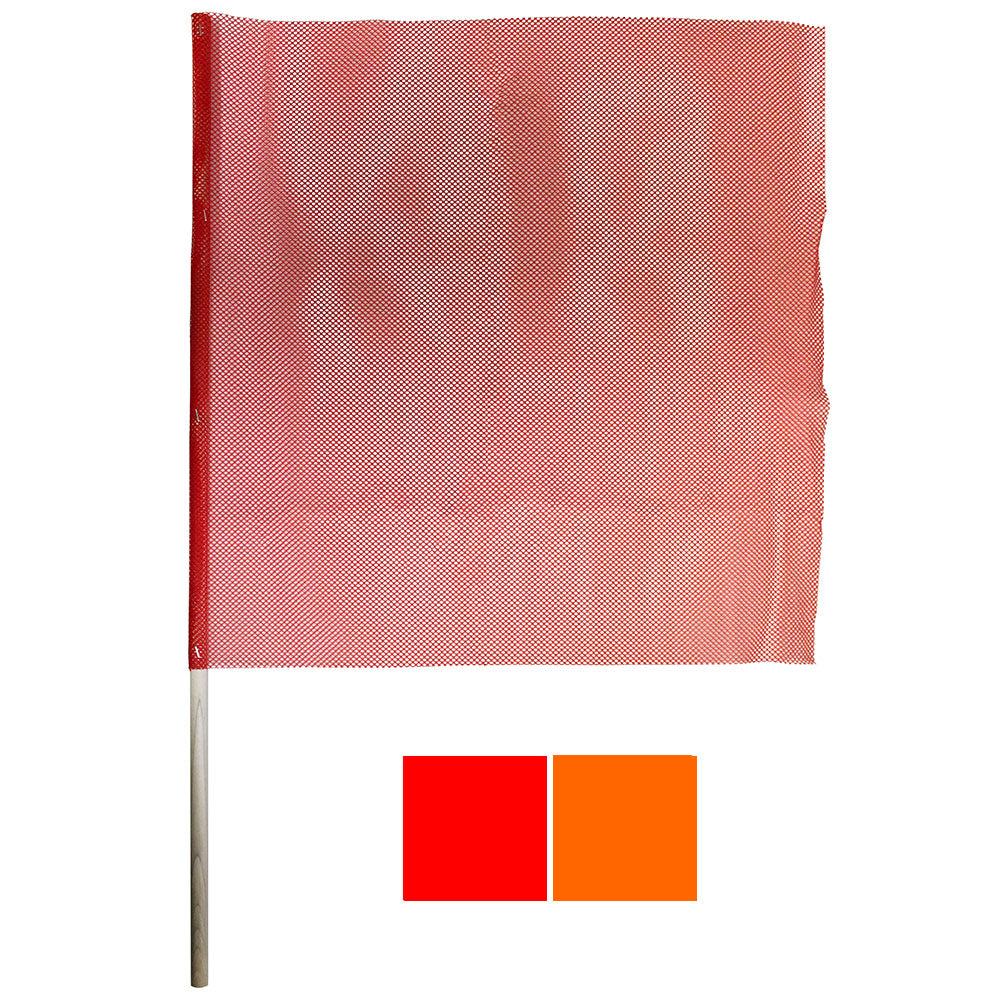 24" x 24" Mesh Flag with 3' Pole