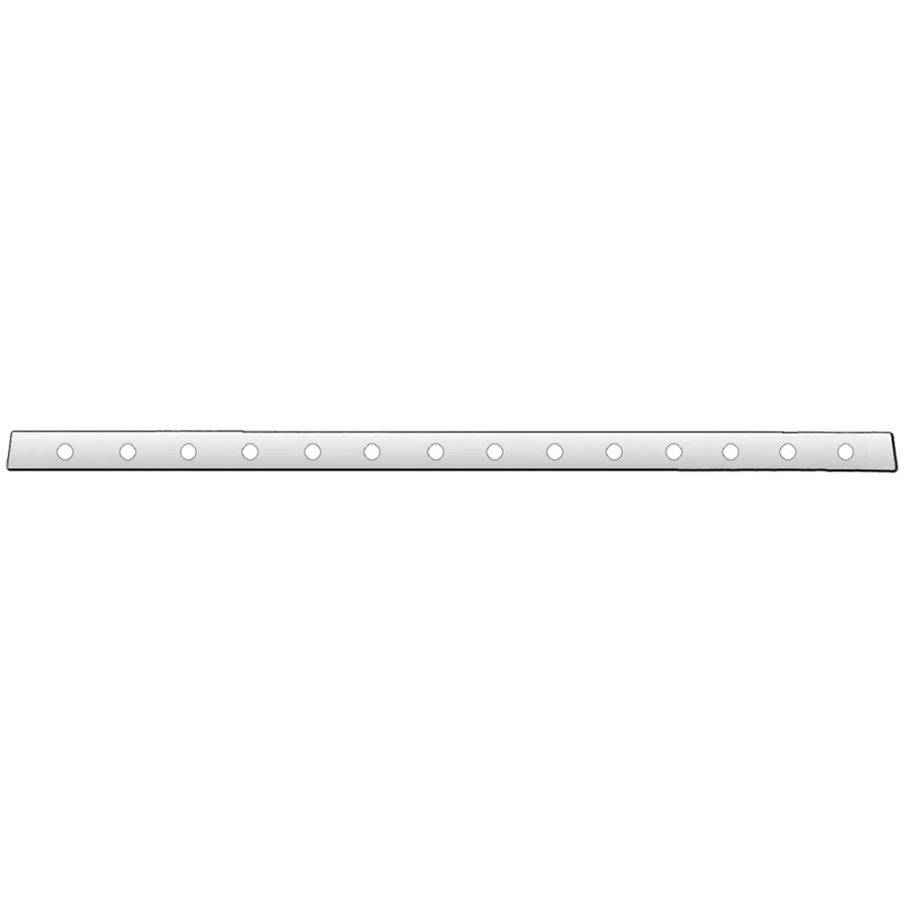 94" Bumper Bar with Cutouts for 14 Bulls-Eye Lights