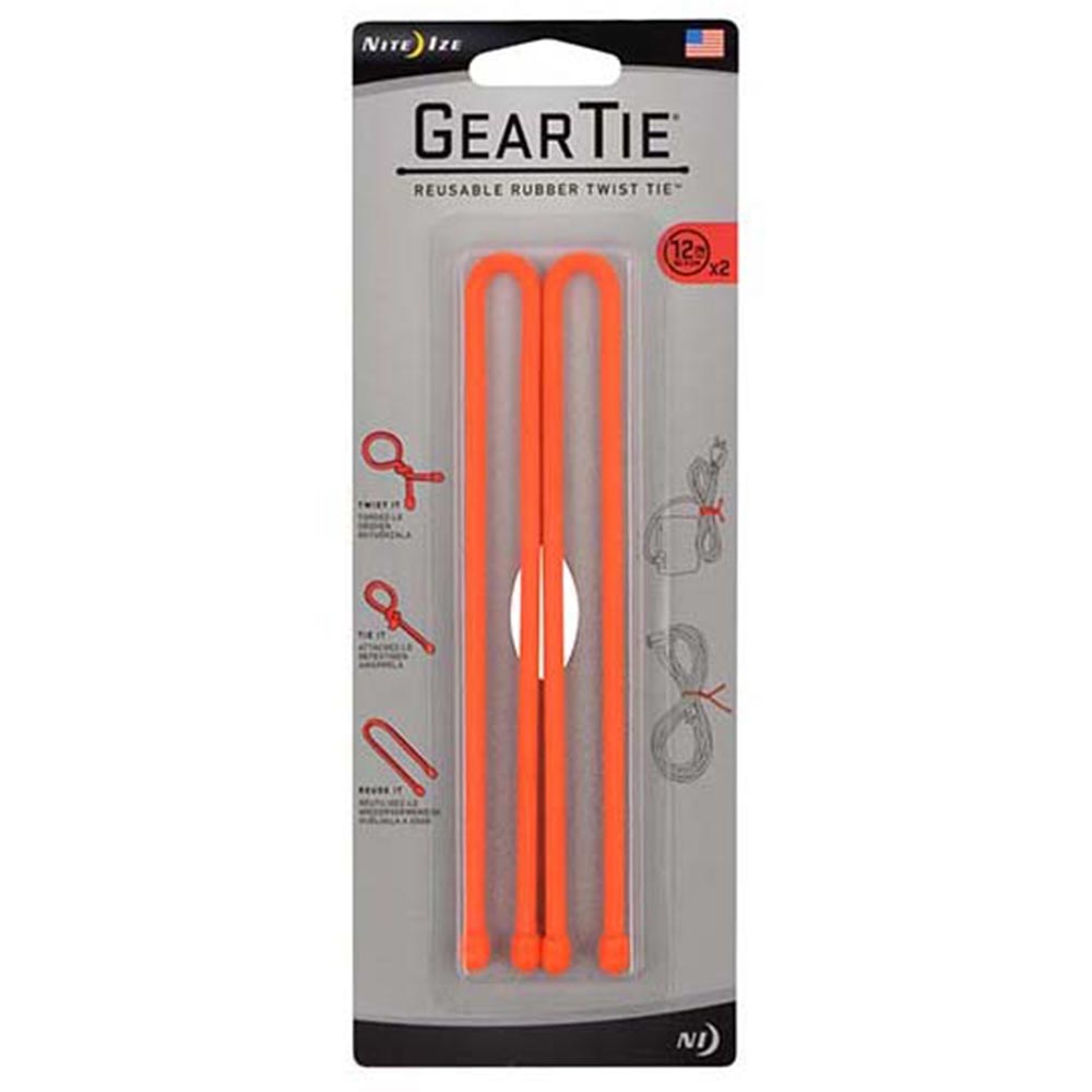 GearTie Reusable Rubber Twist Tie (PR)