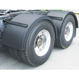 76" Black Poly Single Axle Fenders
