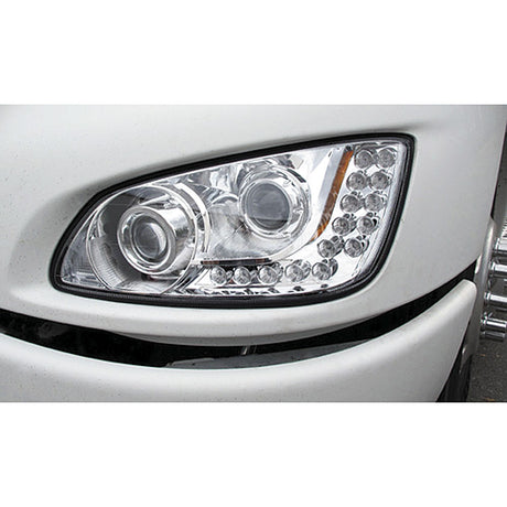 Kenworth T660 projector and LED headlights for semi trucks
