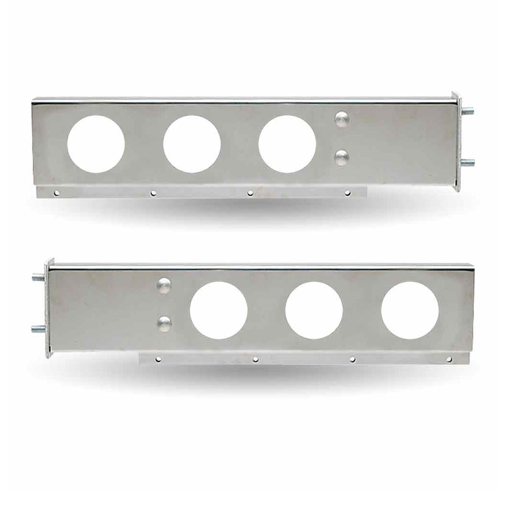 30" SS Mud Flap Hanger with 3-3/4" Shells