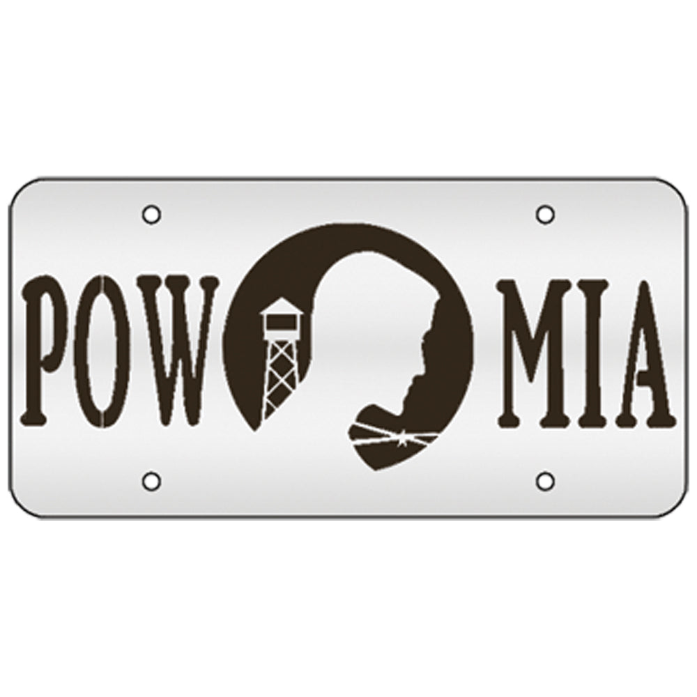 Vanity Plates with Color Background