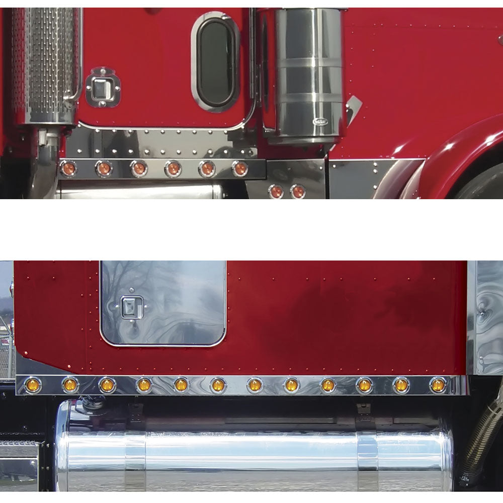 PB 379 Cab and 70" Sleeper Panels with 2" LED Lights