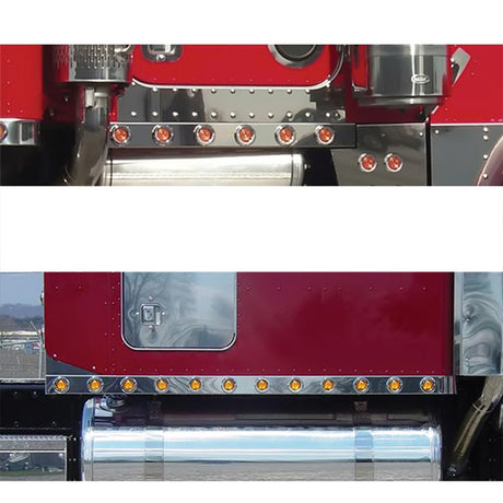 PB 379 cab and 70" sleeper panels with 2" LED lights