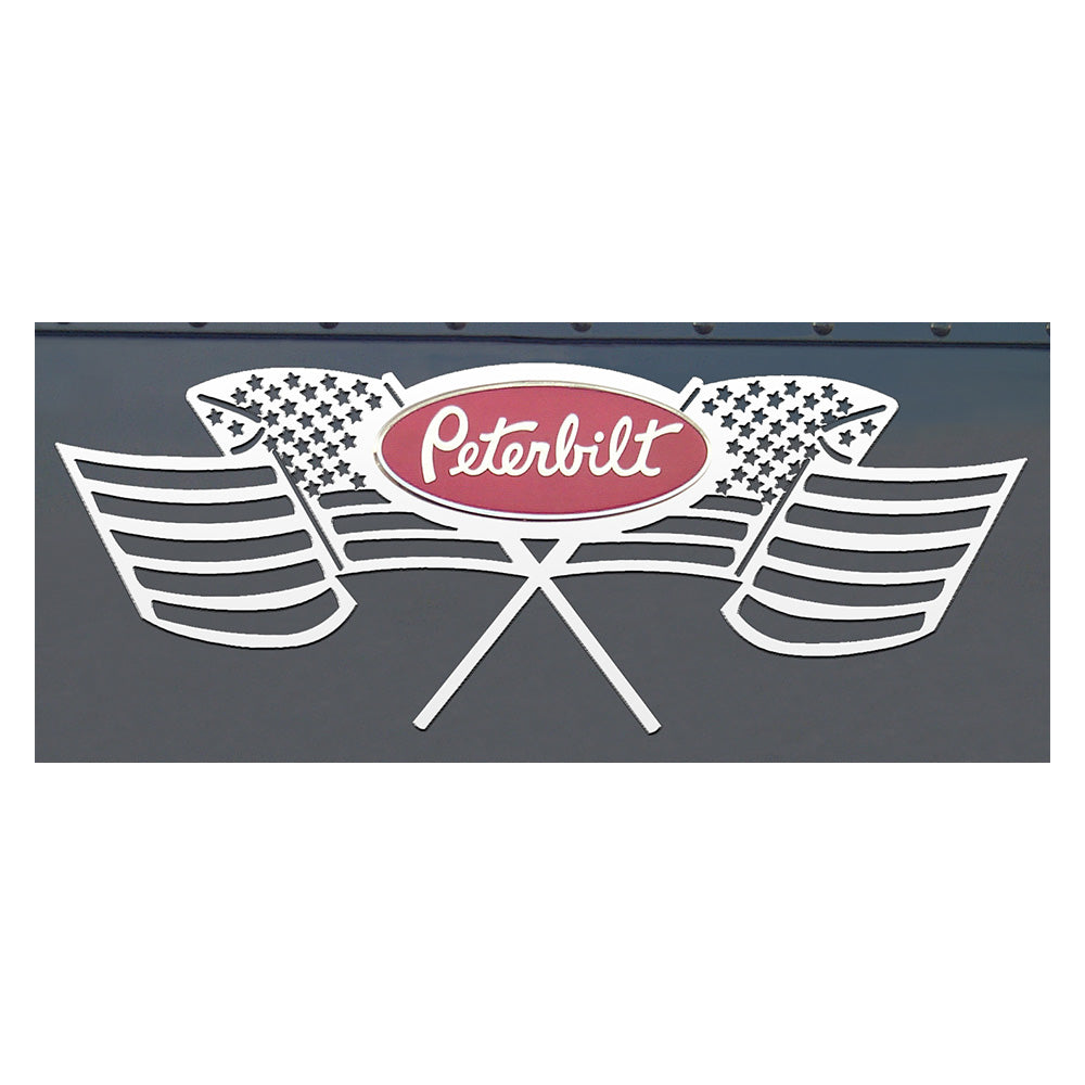 Peterbilt Old Glory Logo Trim