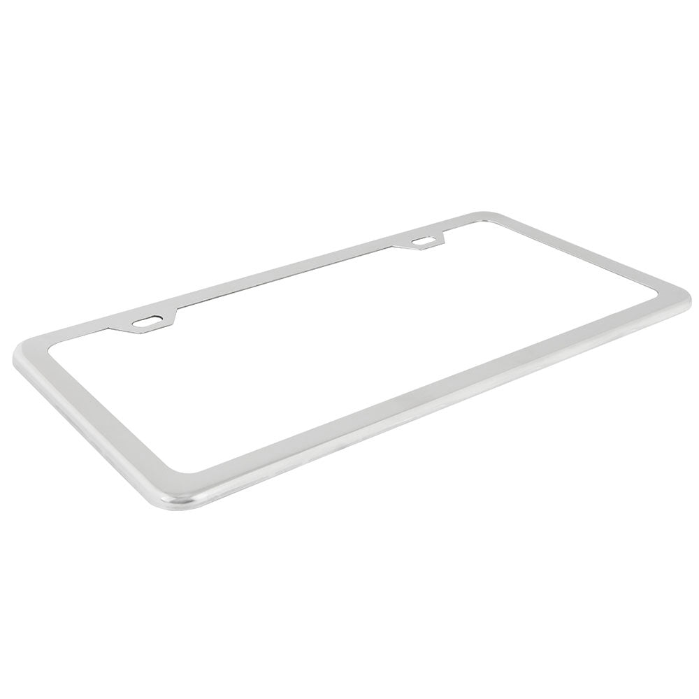 Stainless Steel 2-Hole License Plate Frame