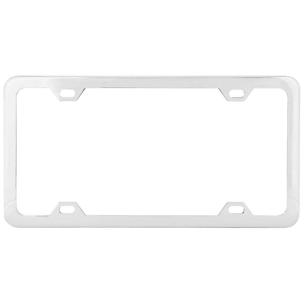 4-Hole Chrome License Plate Frame