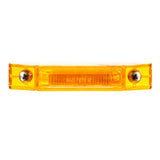 4" x 3/4" Amber 2 LED Rectangle 35 Series Clearance Marker Light