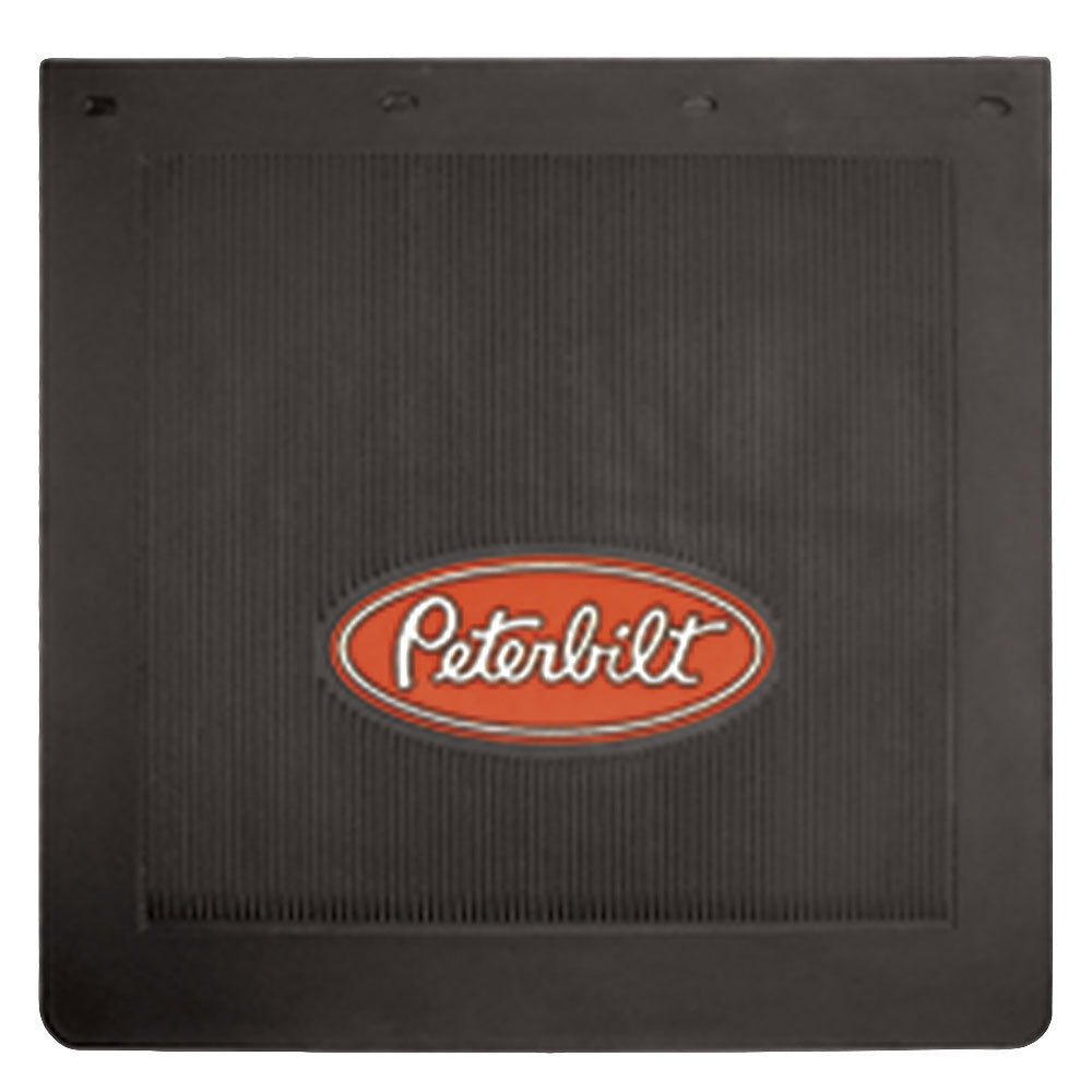 24"W x 24"L Black Rubber Peterbilt Mud Flap (EA)