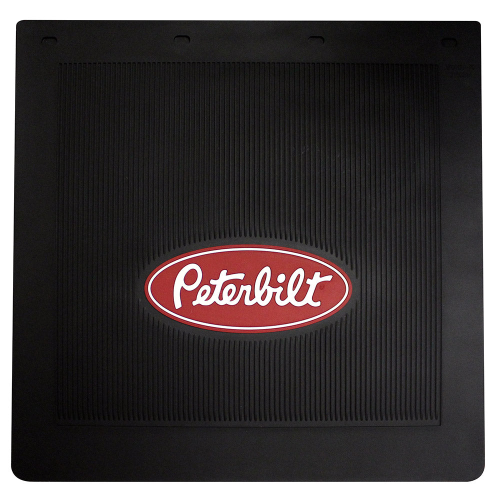 24"W x 24"L Black Rubber Peterbilt Mud Flap (EA)