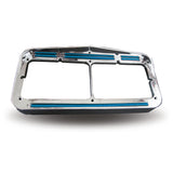Amber/Blue Flatline Dual Color LED Headlight Bezel