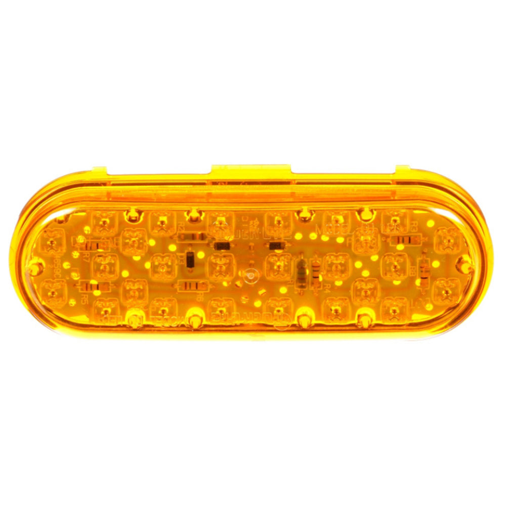 6-1/2" Amber 26 LED Oval Turn Signal Light