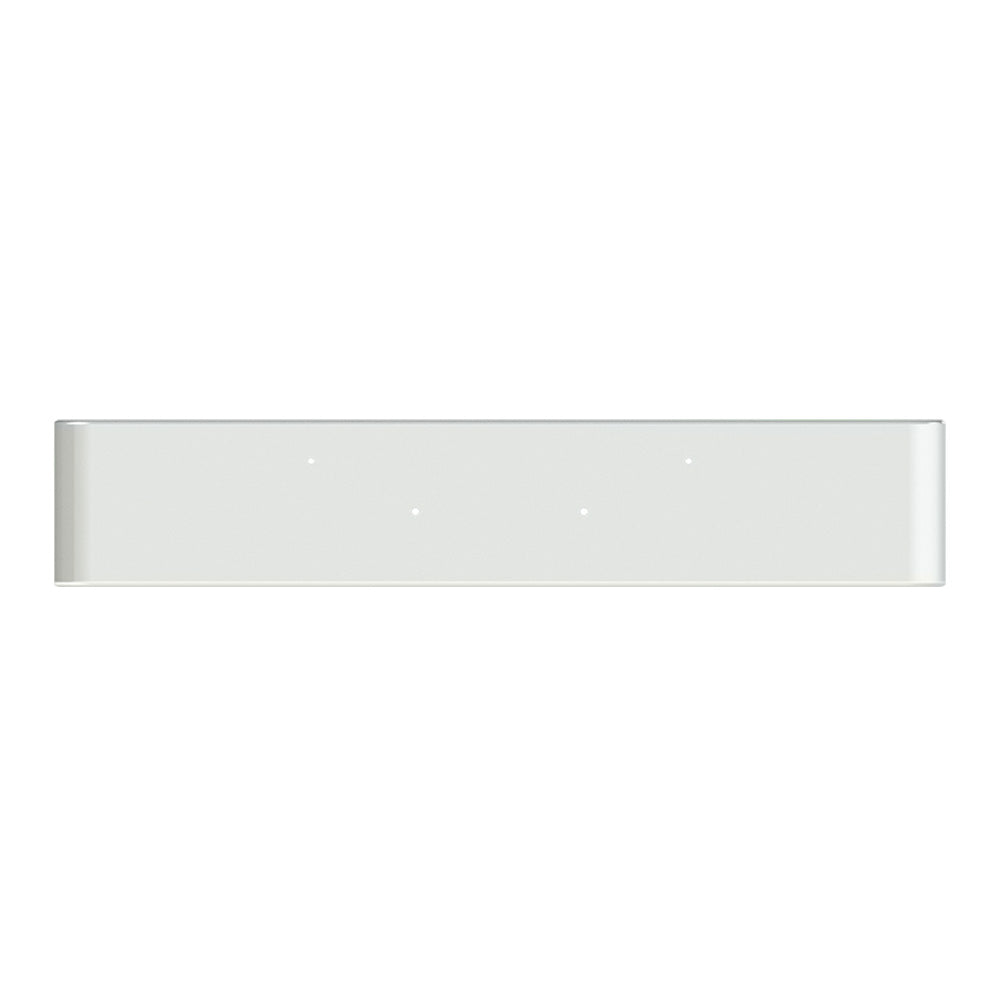 18" Texas Square Peterbilt Chrome Bumper with Bolt Holes