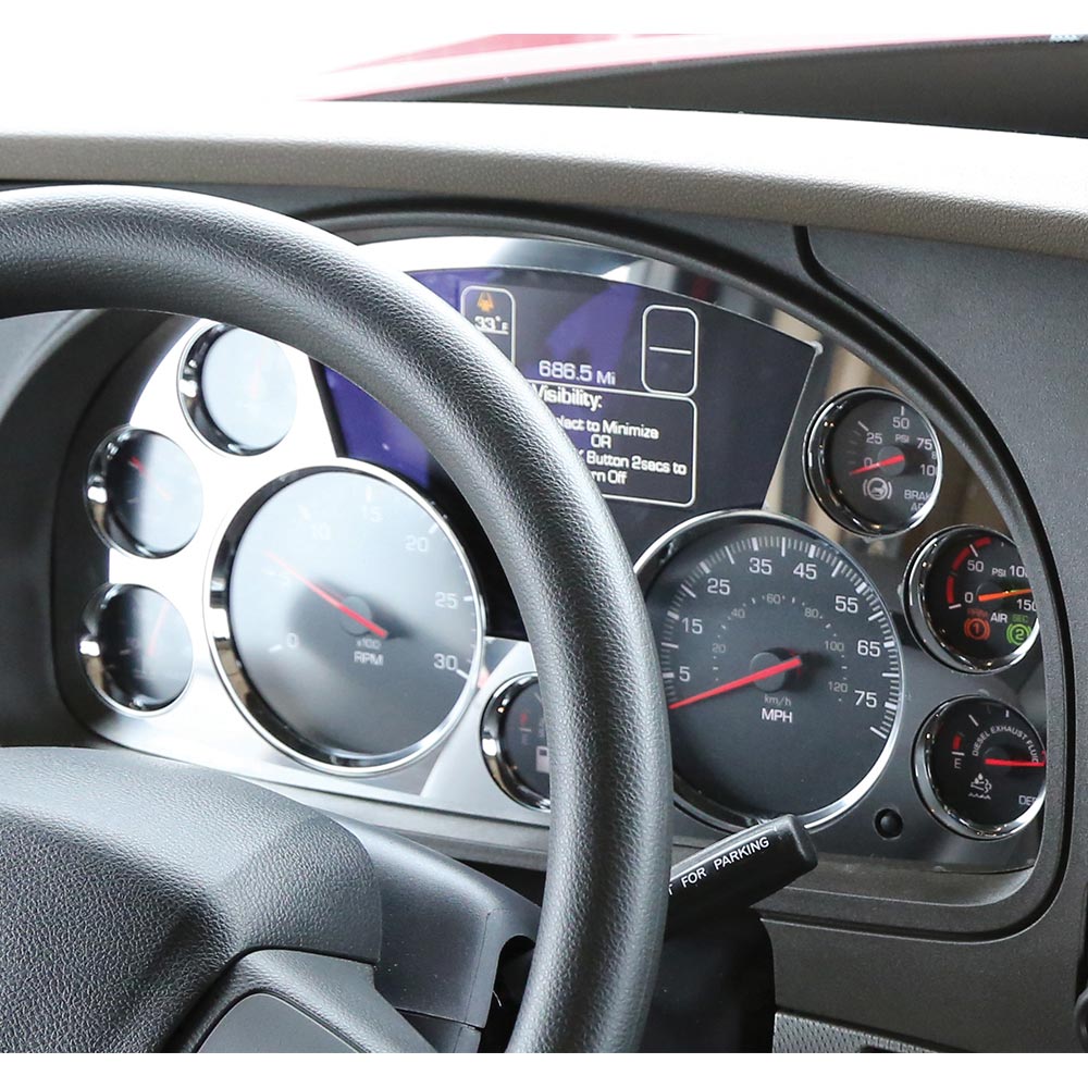 Kenworth T680, T880 Main Gauge Cluster Trim