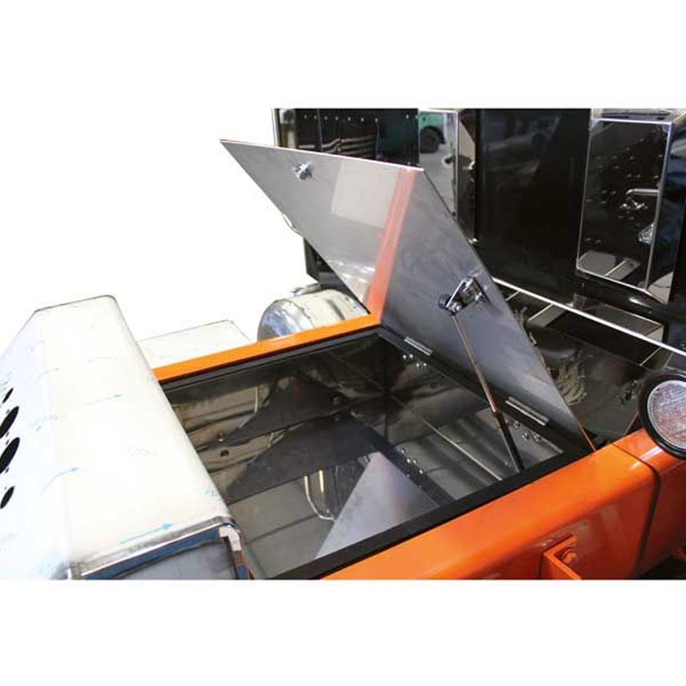 24"L x 24"H x 7"D Stainless In-frame Tool Box