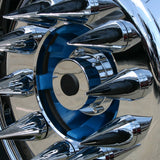 Chrome Billet Aluminum Oil Cap Covers for Unimount Wheels