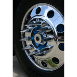 Chrome Billet Aluminum Oil Cap Covers for Unimount Wheels