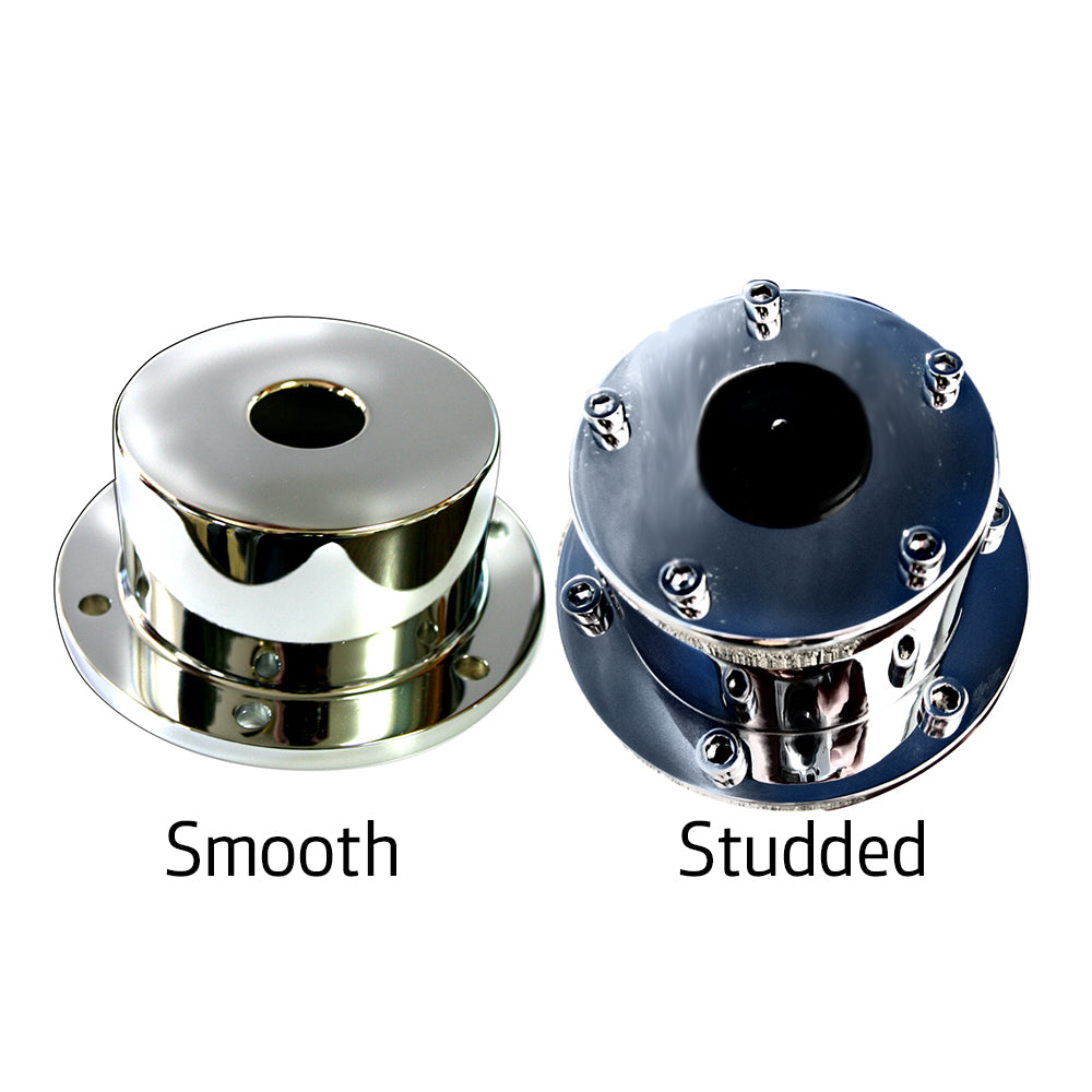 Chrome Billet Aluminum Oil Cap Covers for Unimount Wheels