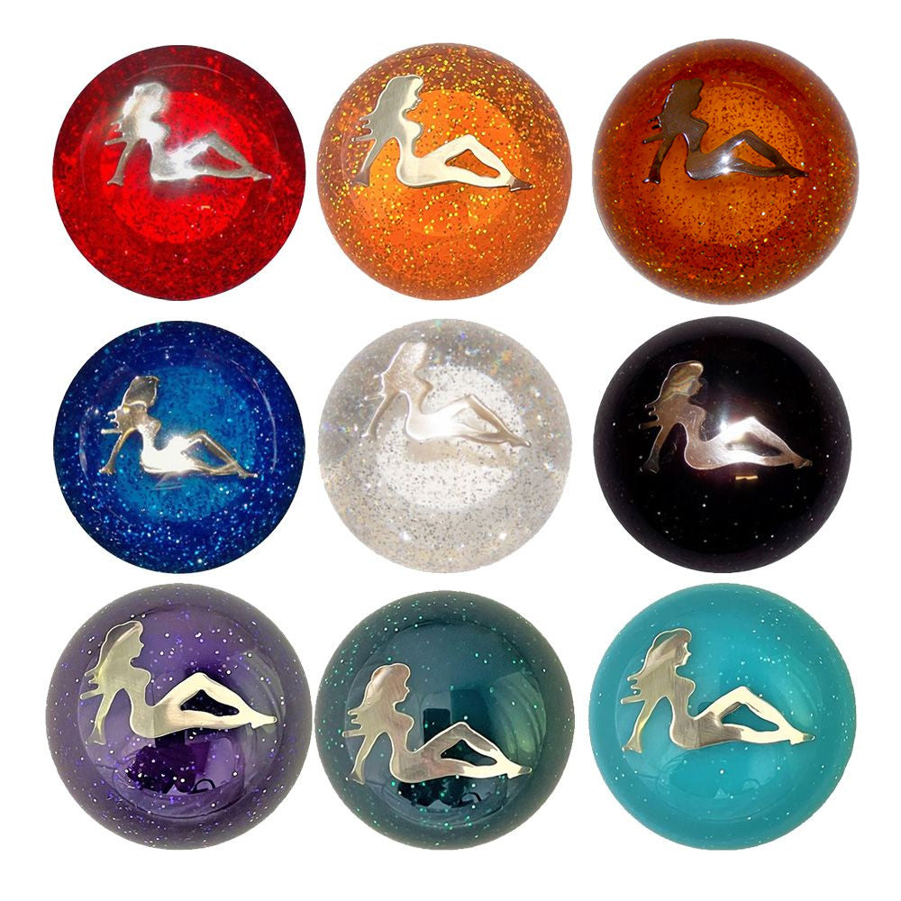 Chrome Lady Glitter Shifter Knob – Iowa 80