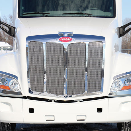 Peterbilt 579 punched grill for semi trucks (variant 2)