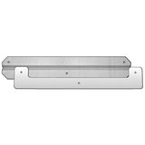 SS U-Shaped Mud Flap Weights with Back Plates (PR)