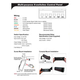 Traffic Arrow Switch with LED Indicators