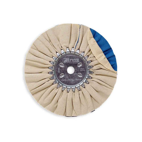 Zephyr 10" super shine airway buffing wheel, close-up