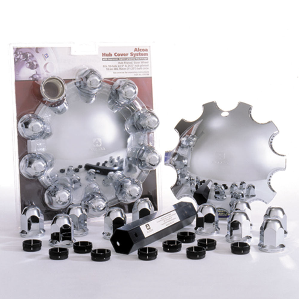 Alcoa Front Wheel Axle Cover Kit 33mm Unimount 10 Lug PR