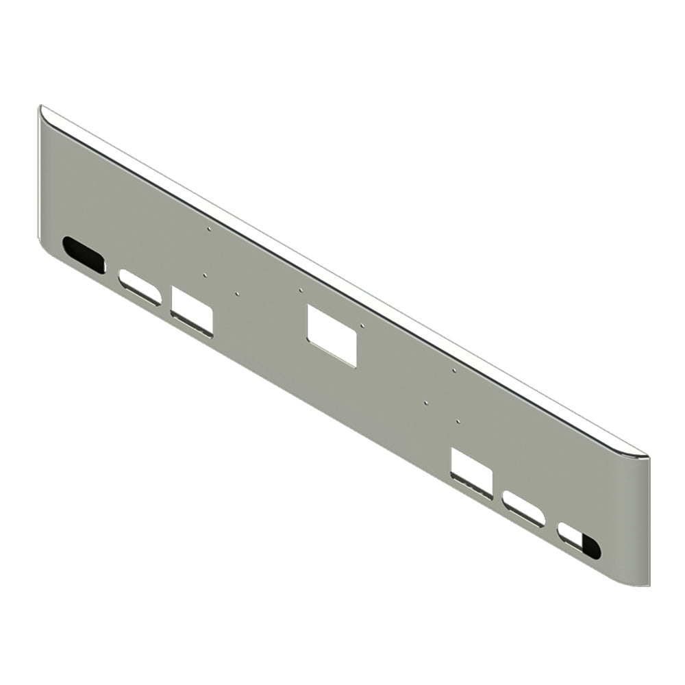 Peterbilt 379, 378 18" Texas Square Chrome Bumper