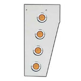 Peterbilt 379 Cowl Extension with 2" Inc. Lights
