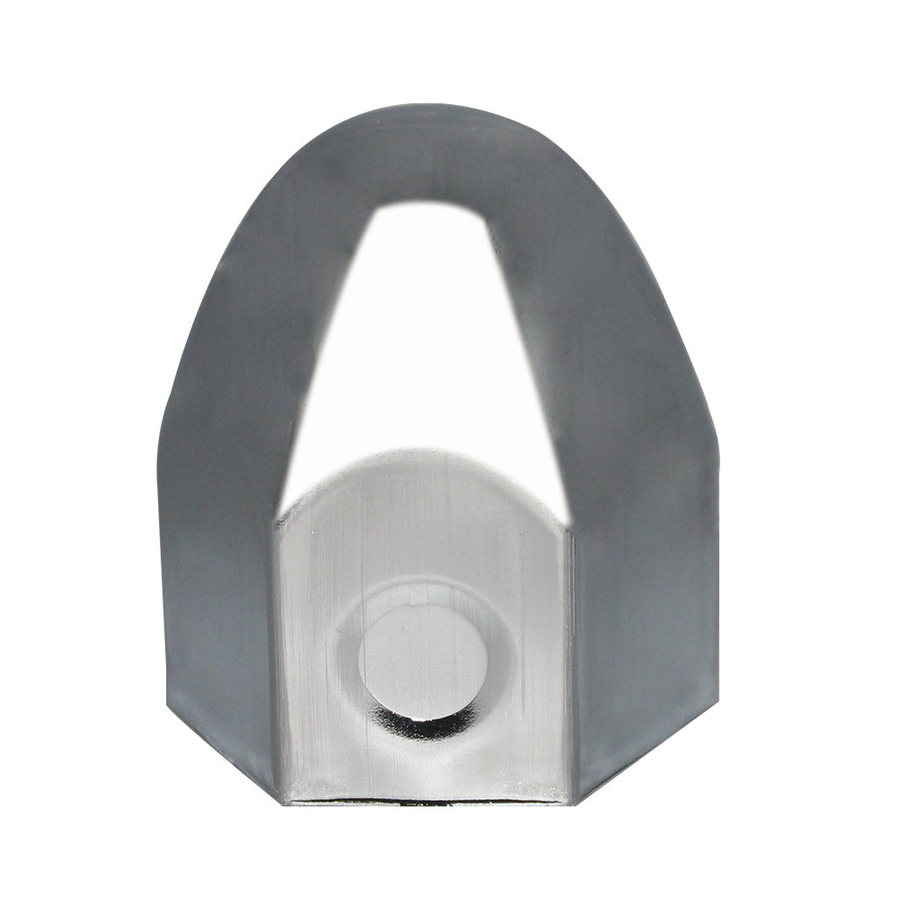 1-1/2" Chrome Steel Bullet Nut Cover - Push On