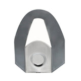 1-1/2" Chrome Steel Bullet Nut Cover - Push On