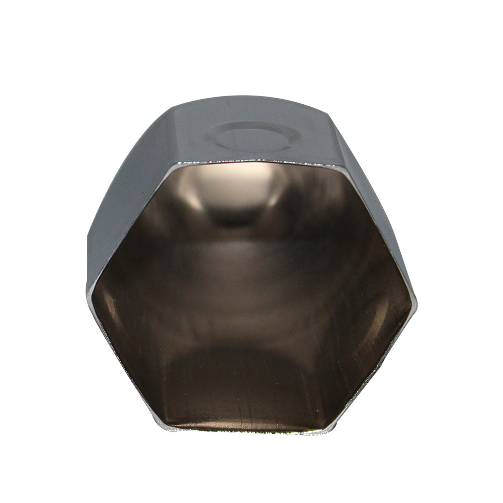 1-1/2" Chrome Steel Bullet Nut Cover - Push On