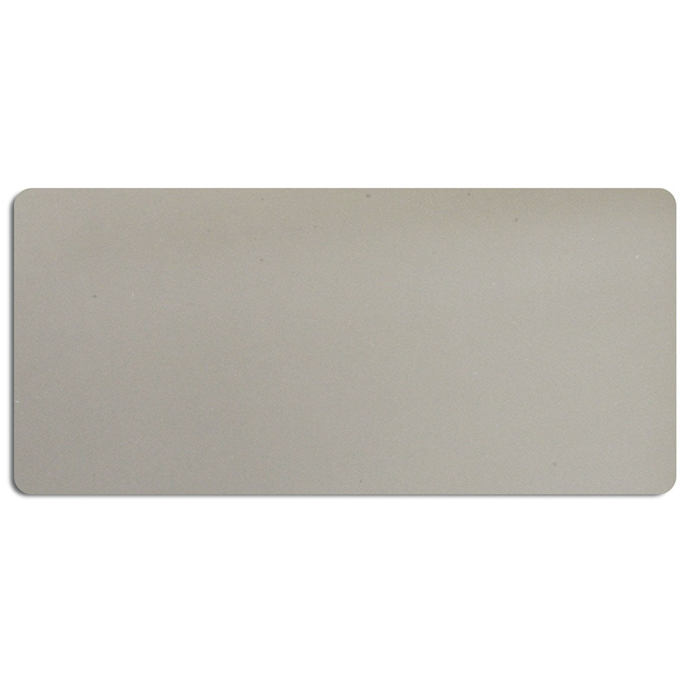 Stainless Steel Flat Permit Panel 4" x 8"
