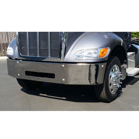Peterbilt 337 13" set forward chrome bumper for semi trucks