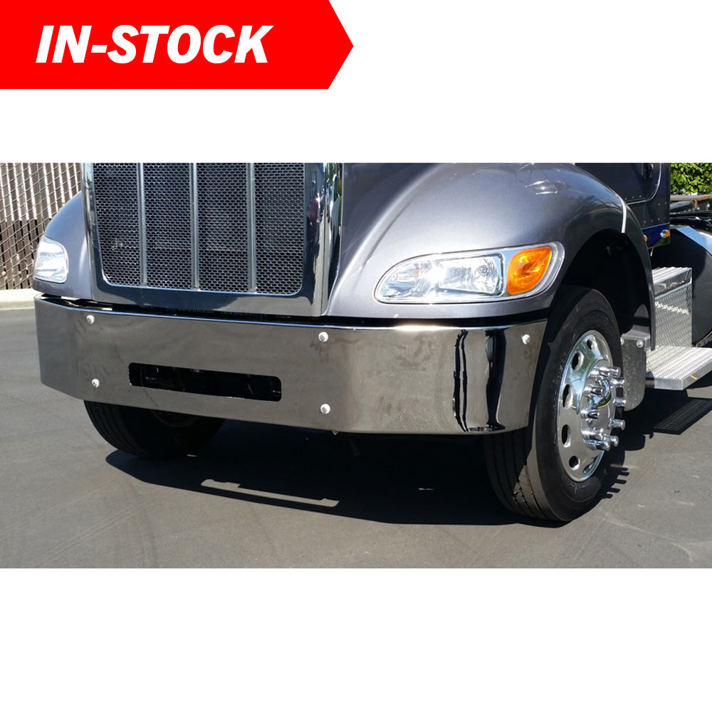 Peterbilt 337 13" Set Forward Chrome Bumper