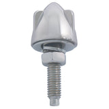 Chrome Bullet Fastener with 3 Wings