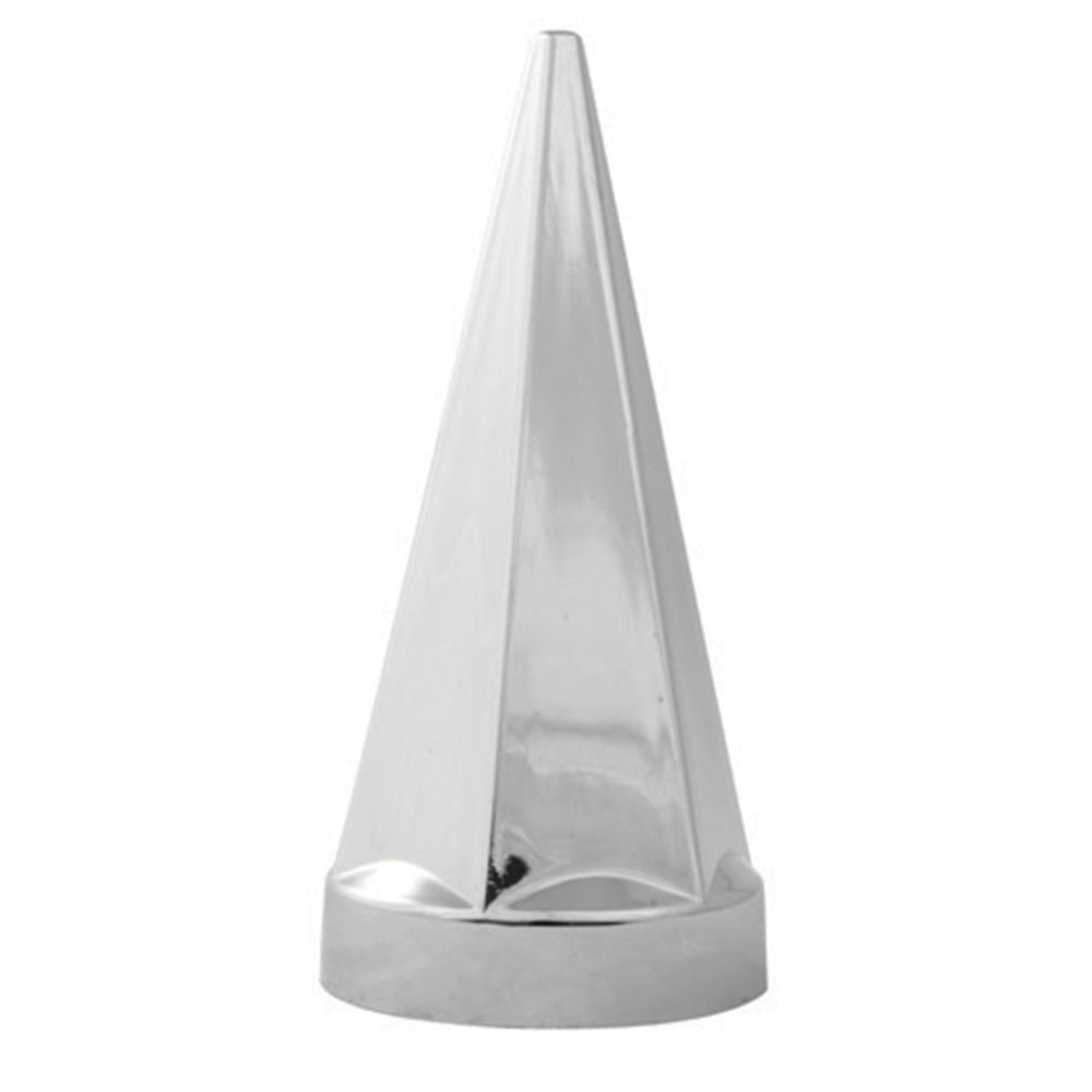 33mm Chrome Pyramid Hex Nut Cover - Thread On