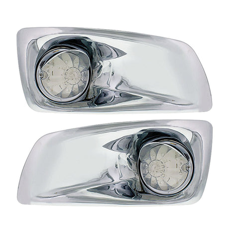Kenworth T660 front bumper light with visor for semi trucks